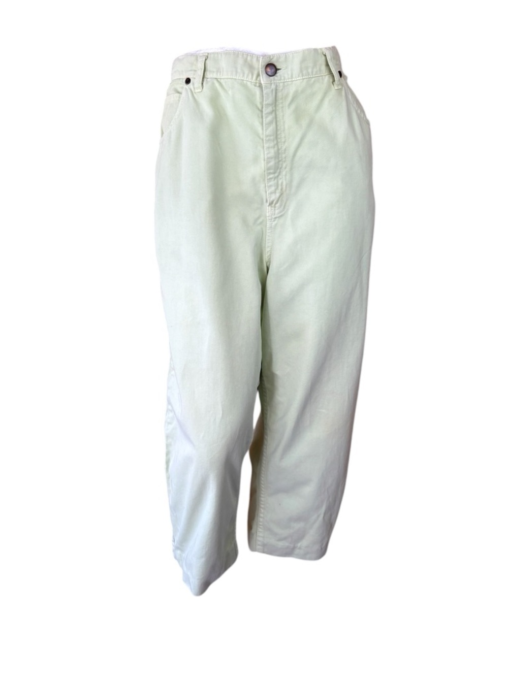Nordstrom light green capri pants, size 14, spring, summer, high rise, vacation